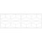 Ekena Millwork Set of Four Panels for 94 1/2"W x 32 1/4"H Pueblo Fretwork Wainscot Wall Paneling WPKP16X01X47PBL - alternate 2